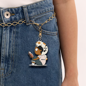 Personalized Gifts For Cat Lover Keychain 03QHHU130325TM - Keychains - GoDuckee