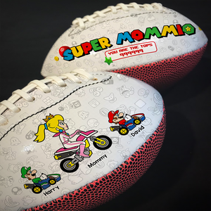 Personalized Gift For Mom American Football Mother's Day Super Mom 03ACHU030425 - American Football - GoDuckee