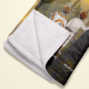 Personalized Gifts For Mom Blanket Best Mom In The Galaxy 01ACHU220325HHHG - Blanket - GoDuckee