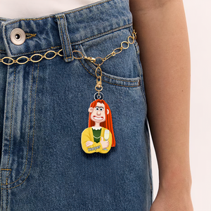 Personalized Gifts For Cartoon Fans Keychain 04QHHU130325PA - Keychains - GoDuckee