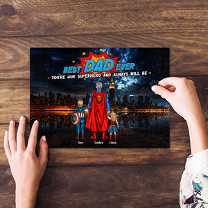 Best Dad Jigsaw Puzzle 03achu050425pa - Personalized Gifts For Dad - Jigsaw Puzzles - GoDuckee