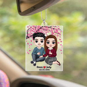 Couple-Personalized Ornament - Acrylic Custom Shape Ornament- Gift For Her/ Gift For Him- Car Ornament - Ornament - GoDuckee