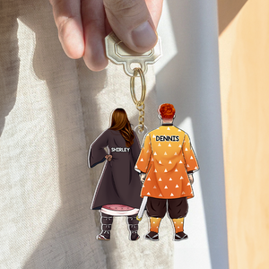 Personalized Gifts For Couple Keychain 03QHHU130125HG - Keychains - GoDuckee