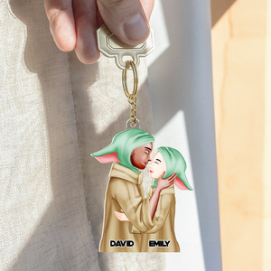 Personalized Gifts For Couple Keychain 093qhhu100125pa - Keychains - GoDuckee