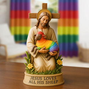 Jesus-loving LGBT Plaque Gifts For LGBT 01hupu130525 - Shaped Plaques - GoDuckee