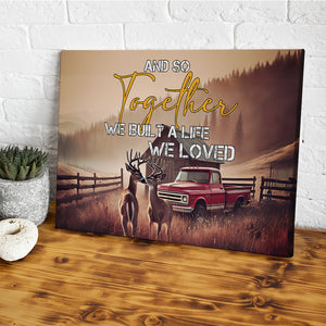 Gifts For Couple Canvas Print Deer Couple 03OHMH111224 - Poster & Canvas - GoDuckee