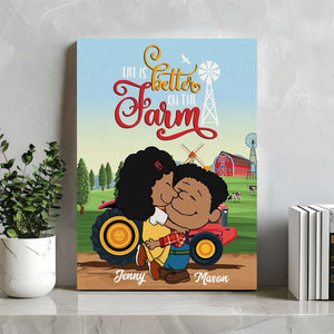 Personalized Gifts For Couple Poster Better On The Farm 05XQMH150125HG - Poster & Canvas - GoDuckee