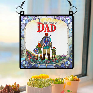 Personalized Gifts For Mom Suncatcher Window Hanging Ornament 01KAMH250424HG Mother's Day - Ornaments - GoDuckee