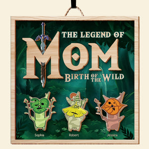 Personalized Gifts For Mom Wood Sign Birth Of The Wild 05naqn220224 - Wood Signs - GoDuckee