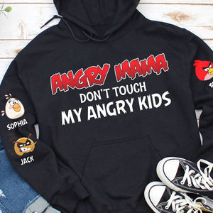 Don't Touch My Angry Kids, Personalized Family Shirt, 04OHTN021023, Gift For Family - AOP Products - GoDuckee
