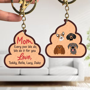 Personalized Gifts For Dog Mom Keychain We Do It For You - Keychains - GoDuckee