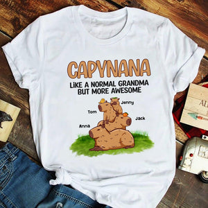 Capynana Like A Normal Grandma But More Awesome, Personalized Shirt, Gift For Mother/Grandma - Shirts - GoDuckee