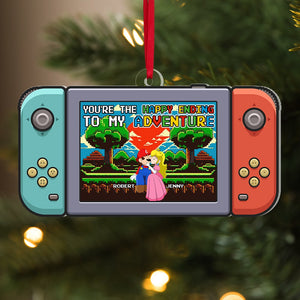 Couple, Happy Ending, Personalized Ornament, Chritsmas Gifts For Couple, 05TOPO260923 - Ornament - GoDuckee