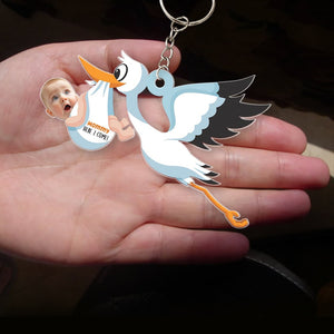Custom Photo Gifts For Mom Keychain Mommy Here I Come - Keychains - GoDuckee