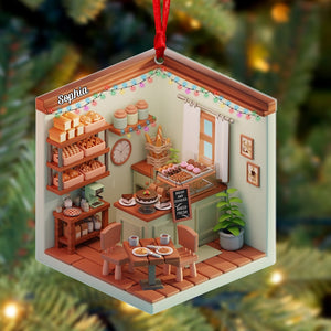 Baking Room_Personalized Ornament- Gifts For Baker- Christmas Gift - Ornament - GoDuckee