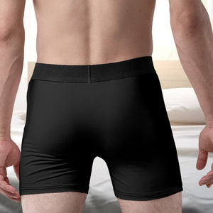 Funny Couple-Personalized Men Boxer Briefs- Gift For Husband/ Gift For Him- Couple Boxer - Boxer Briefs - GoDuckee