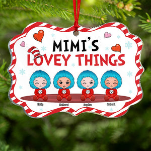 Mimi's Lovey Things-Personalized Medallion Acrylic Ornament- Gift For Grandma- Christmas Gift-PW-04ohqn171023ha - Ornament - GoDuckee