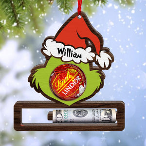 Money Holder- Personalized Wood Ornament- Gift For Family- PW17-ORNM-WOOD-03naqn271123 - Ornament - GoDuckee