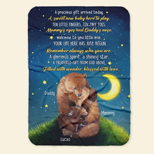 Personalized Gifts For New Born Blanket 02hutn020424 Mother's Day - Blankets - GoDuckee