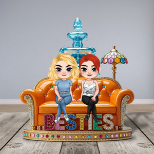 Besties Plaque - Personalized Gifts For Besties 02natn220525 - Shaped Plaques - GoDuckee