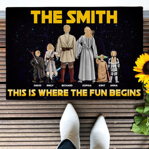 Personalized Gifts For Family Doormat The Fun 01htqn200224dahhhg - Doormats - GoDuckee