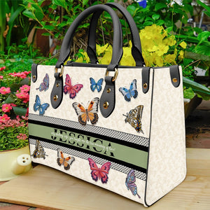 My Darling Wife, You Taught Me The True Meaning Of Love- Personalized Leather Bag- Gift For Wife - Leather Bag - GoDuckee