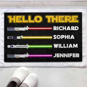 Hello There- Personalized Door Mat GO1DOR- 01naqn221223 - Doormat - GoDuckee