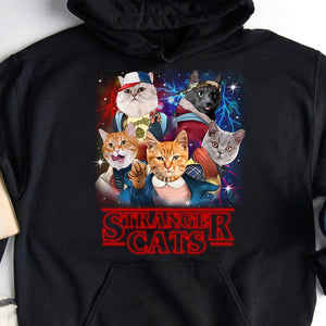 Personalized Gifts For Cat Lovers Bootleg Shirt Stranger Cats GRE2005 02toqn080124 - Shirts - GoDuckee