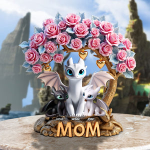 Personalized Gifts For Mom Dragon Plaque 03tgtn190425 - Shaped Plaques - GoDuckee