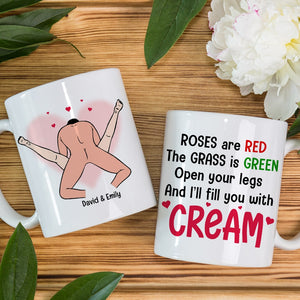 Personalized Gifts For Couple Coffee Mug I'll Fill You With Cream - Coffee Mugs - GoDuckee