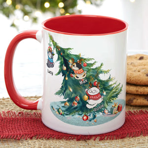 The Cats Stole Christmas- Personalized Accent Mug -Gift For Cat Lover- Christmas Gift- CC-AM11OZ-03htqn191023 - Coffee Mug - GoDuckee