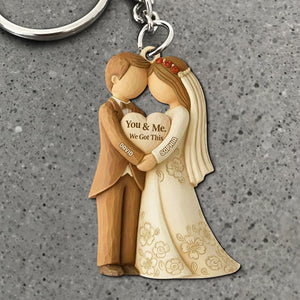 Personalized Gifts For Newlyweds Keychain 01totn261125 - Keychains - GoDuckee