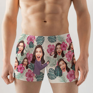 Custom Photo, Husband Boxer, Gift For Husband, 04ACPO210623 - Boxer Briefs - GoDuckee