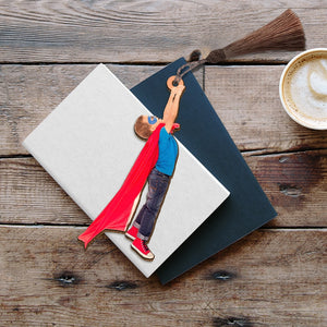 Custom photo Wooden Bookmark Gift, Wood Bookmarks Make a Perfect Gif, Book Worms - Bookmarks - GoDuckee