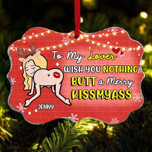 Couple, To My Lover, Personalized Acrylic Ornament, Christmas Gifts For Couple - Ornament - GoDuckee