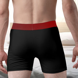 Best Gag Gift Ever, Custom Photo Men Boxer Briefs, Gift For Valentine's Day, Funny Couple Boxer - Boxer Briefs - GoDuckee