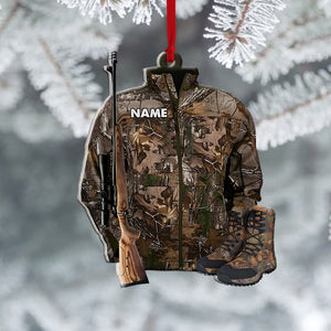 Hunting, Personalized Ornament, Christmas Gifts For Hunting Lovers - Ornament - GoDuckee