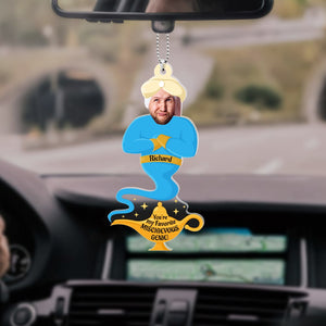 Custom Photo Gifts For Couple Car Ornament You're My Favorite - Ornaments - GoDuckee