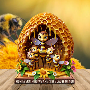 Personalized Gifts For Bee Mom Plaque 03tgtn270325 - Shaped Plaques - GoDuckee