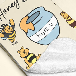 Personalized Gifts For Grandma Blanket Grandma's Honey Bees 01htqn150224 - Blankets - GoDuckee