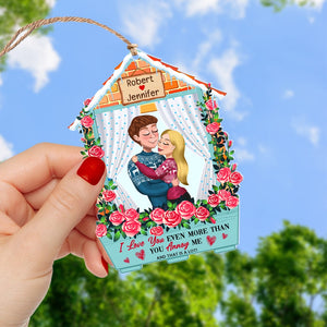 I Love You Even More Than You Annoy Me-Personalized Ornament - Gift For Him/ Gift For Her- Couple Ornament - Ornament - GoDuckee