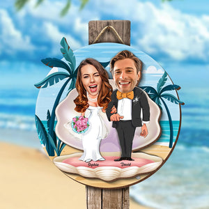 Couple-Personalized Wooden Art-Gift For Couples- Wedding Gift- Couple Wooden Art - Wood Sign - GoDuckee