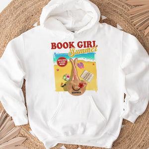 Personalized Gifts For Book Lovers Shirt Book Girl Summer: Dive into a good book - 2D Shirts - GoDuckee