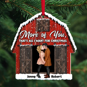 Couple, More Of You, Personalized Ornament, Chritsmas Gifts For Couple - Ornament - GoDuckee