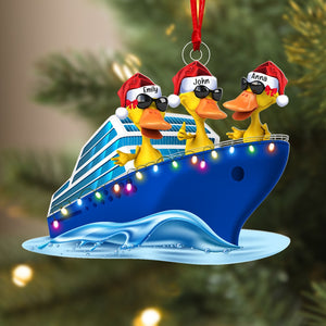 Cruising Duck-Personalized Ornament -PW-CSO-ACRYLIC-01qhqn300923 - Ornament - GoDuckee