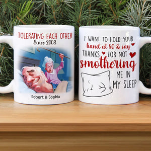 I Want To Hold your Hand At 80-Personalized Coffee Mug DR-WHM-03qhqn230823 - Coffee Mug - GoDuckee