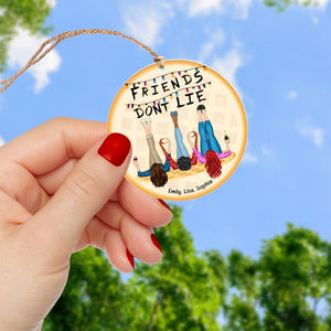 Friends-Personalized Acrylic Custom Shape Ornament-Gift For Friends- Christmas Gift-02qhqn211123hh - Ornament - GoDuckee