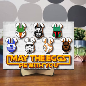 Personalized Gifts For Family Wood Sign Be With You 01ohqn220224 - Wood Signs - GoDuckee