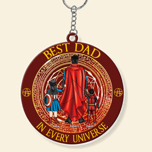 Dad- PW-KCH- 06qhqn050523tm Personalized Keychain SPHRD - Keychains - GoDuckee