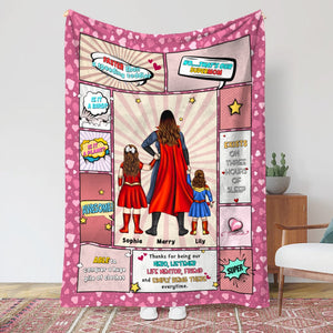 Mother, Best Mom Ever, Personalized Blanket, Gift For Mom, 03DNPO080423TM - Blanket - GoDuckee